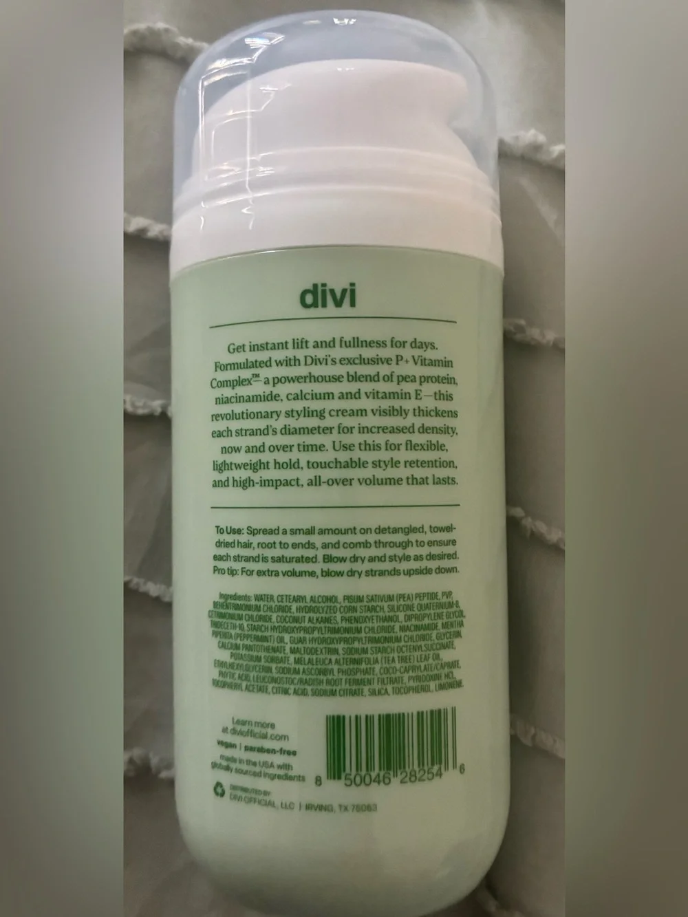 Divi Strand Plumping Styling Cream 4 oz – P+ Vitamin Complex